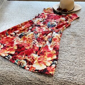 Liz Claiborne Multicolor Floral Dress